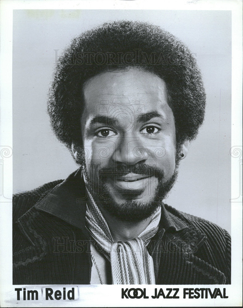 1985 Press Photo Tim Reid American Actor Comedian Film Director Kool Jazz - Historic Images