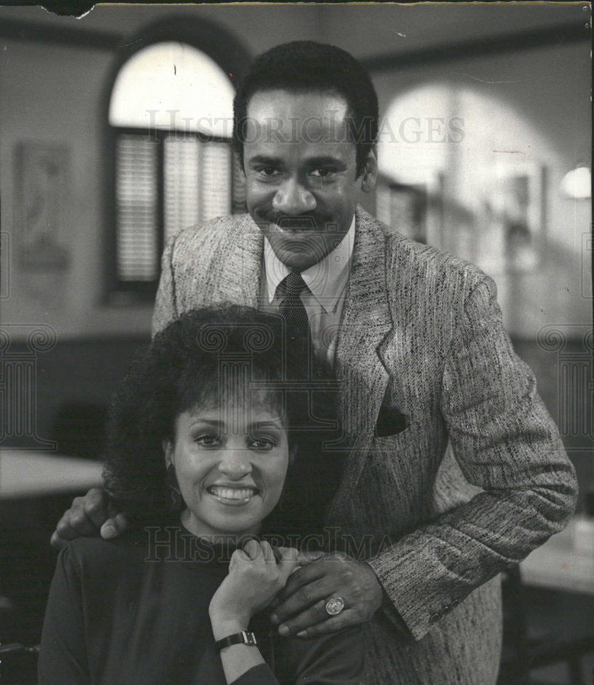 1987 Press Photo Tim reid and Daphne Maxwell Reid,actors - Historic Images