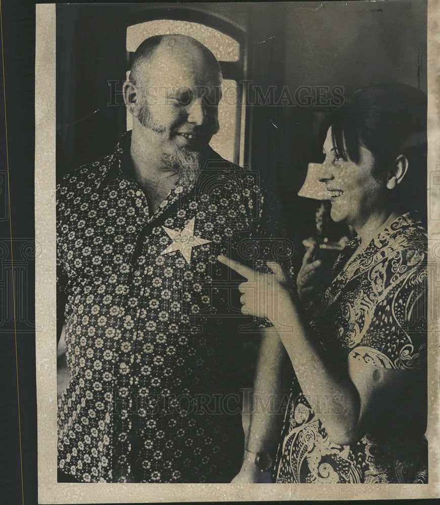 1973 Press Photo Professor Kenneth Nelson, Chicago State, &amp; Wife, Hilda - Historic Images