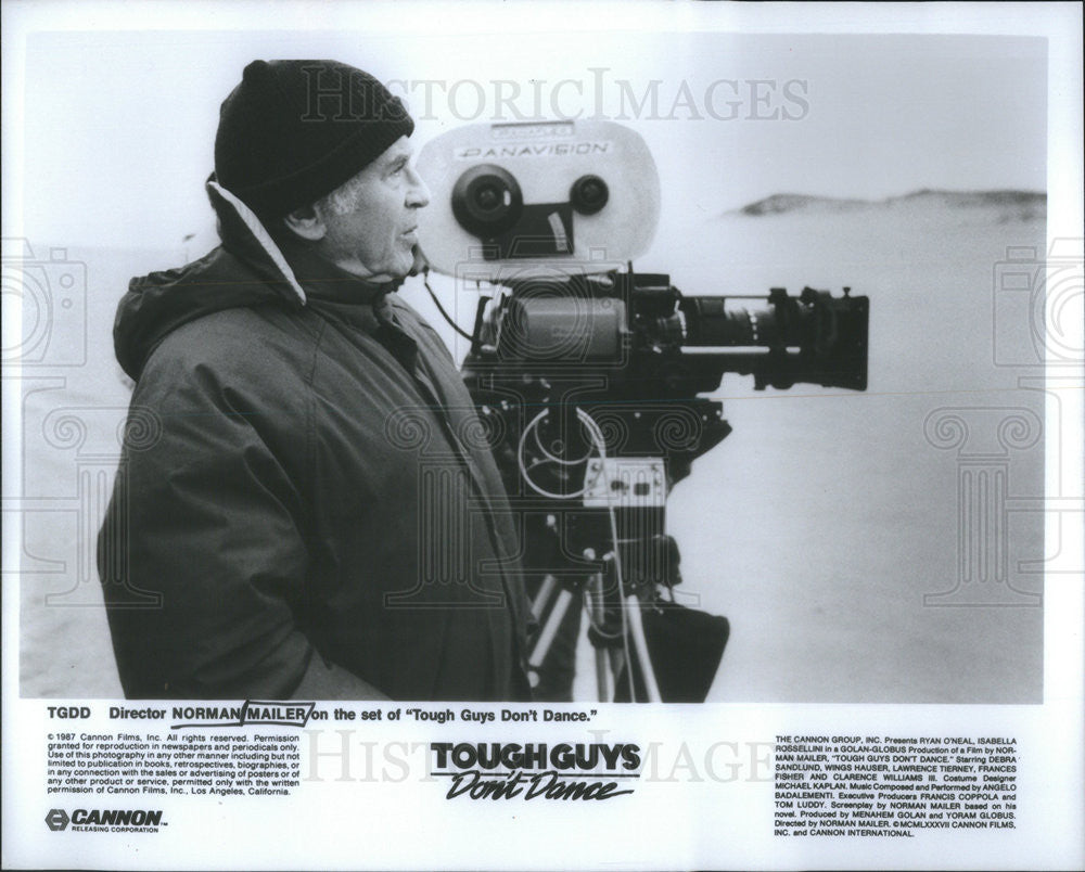 Undated Press Photo Norman Kingsley Mailer American novelist Playwright Film Director - Historic Images