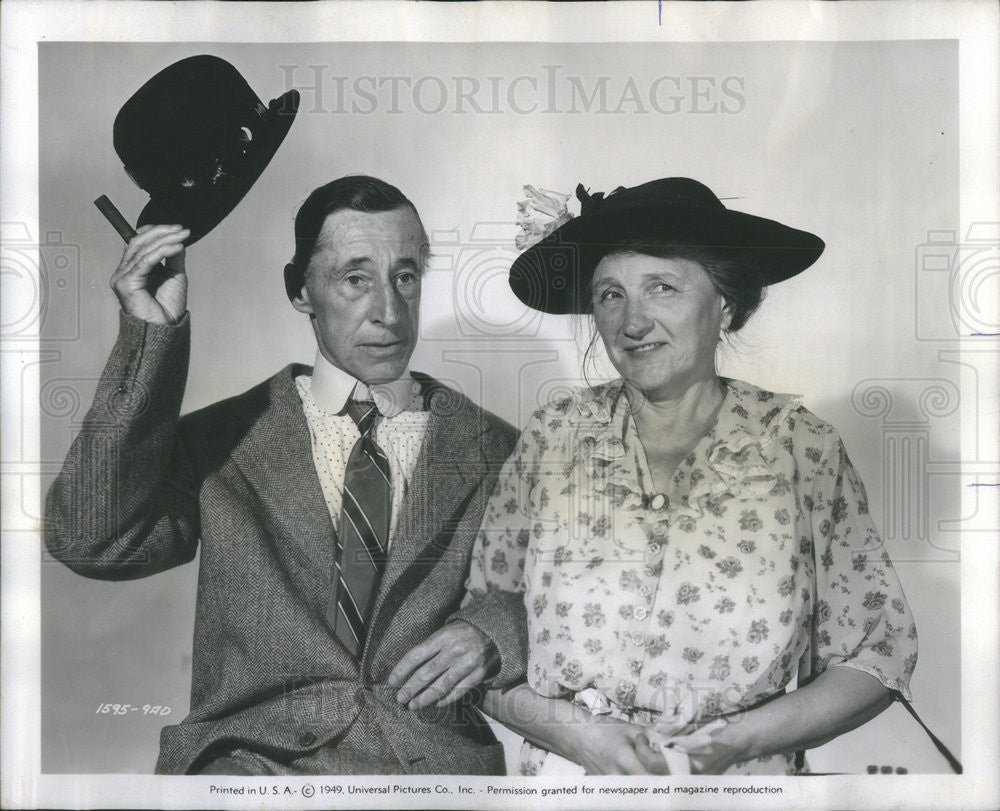 1973 Press Photo Marjorie Main &amp; Percy Kilbride Star In Ma &amp; Pa Kettle - Historic Images