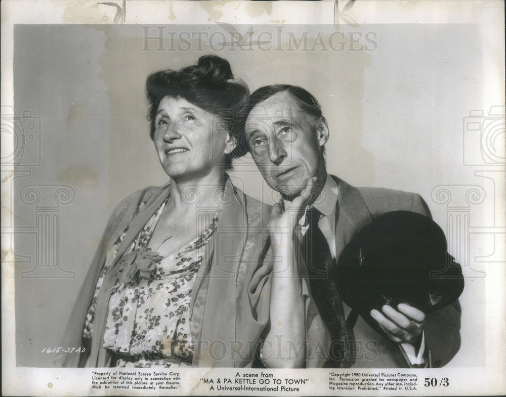 1950 Press Photo Marjorie Main American Film Actress - Historic Images