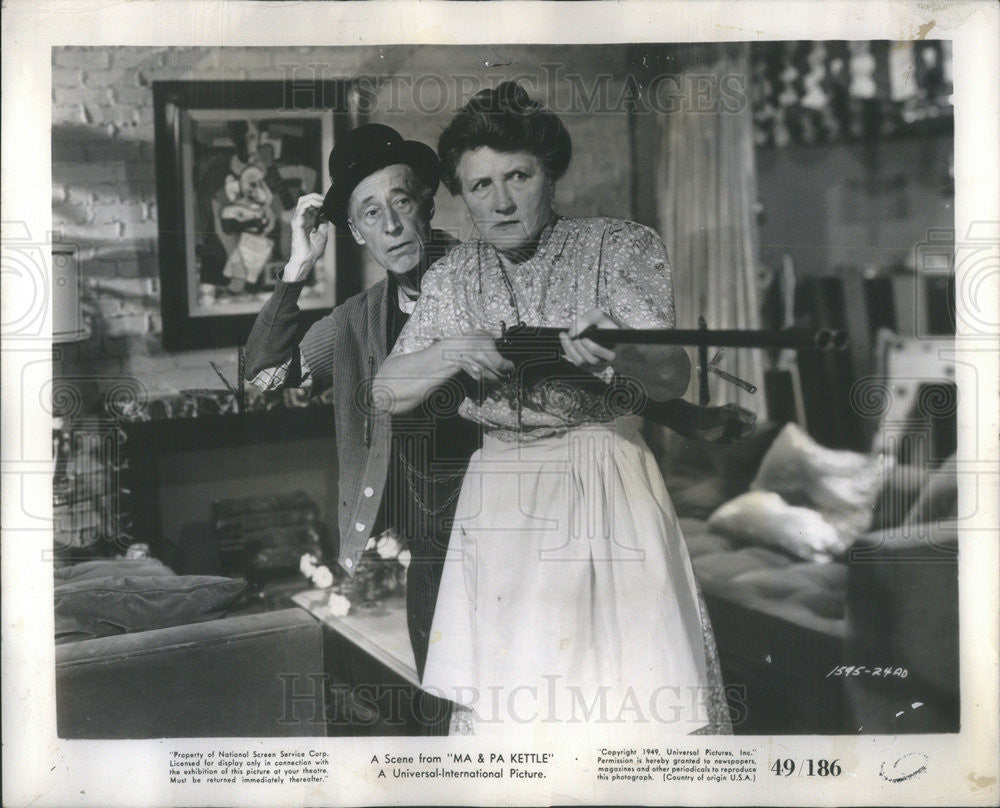 1949 Press Photo Marjorie Main American Film Actress - Historic Images