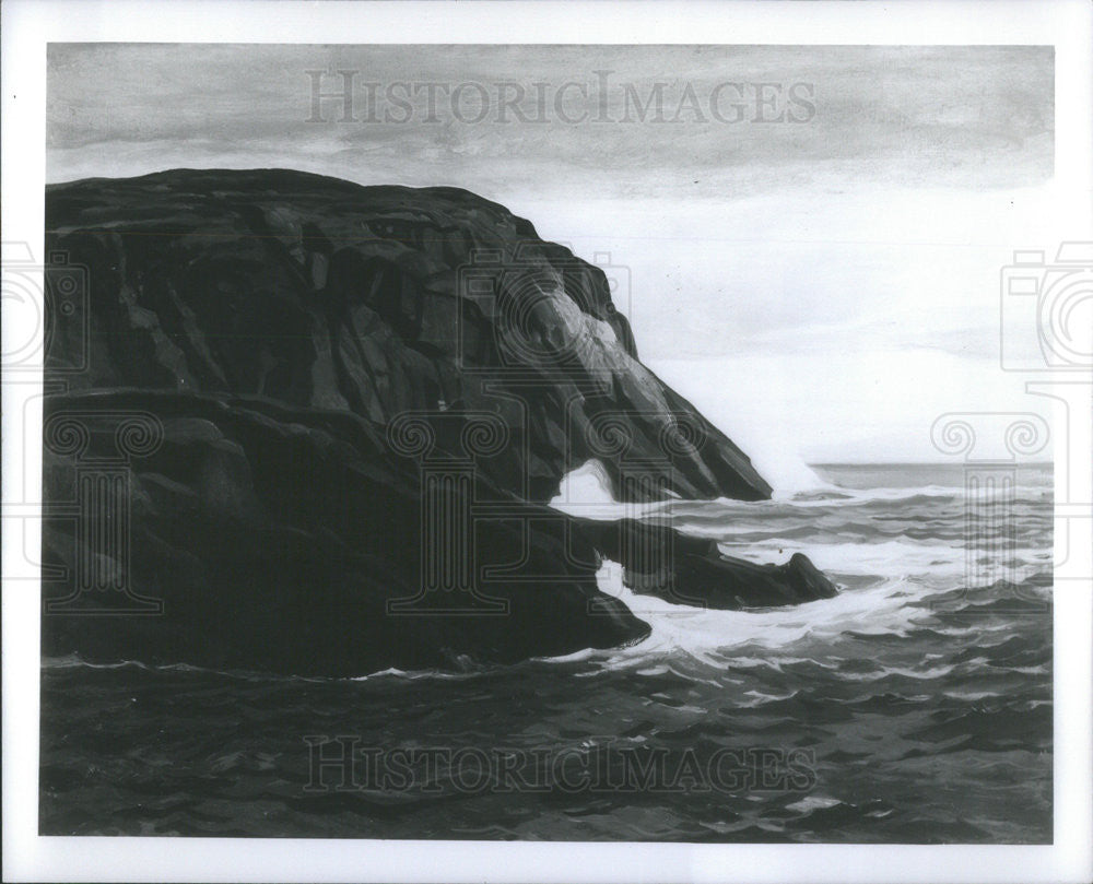 1990 Press Photo Cleveland Museum Art Reckoning Winslow Homer Paintings Oil - Historic Images