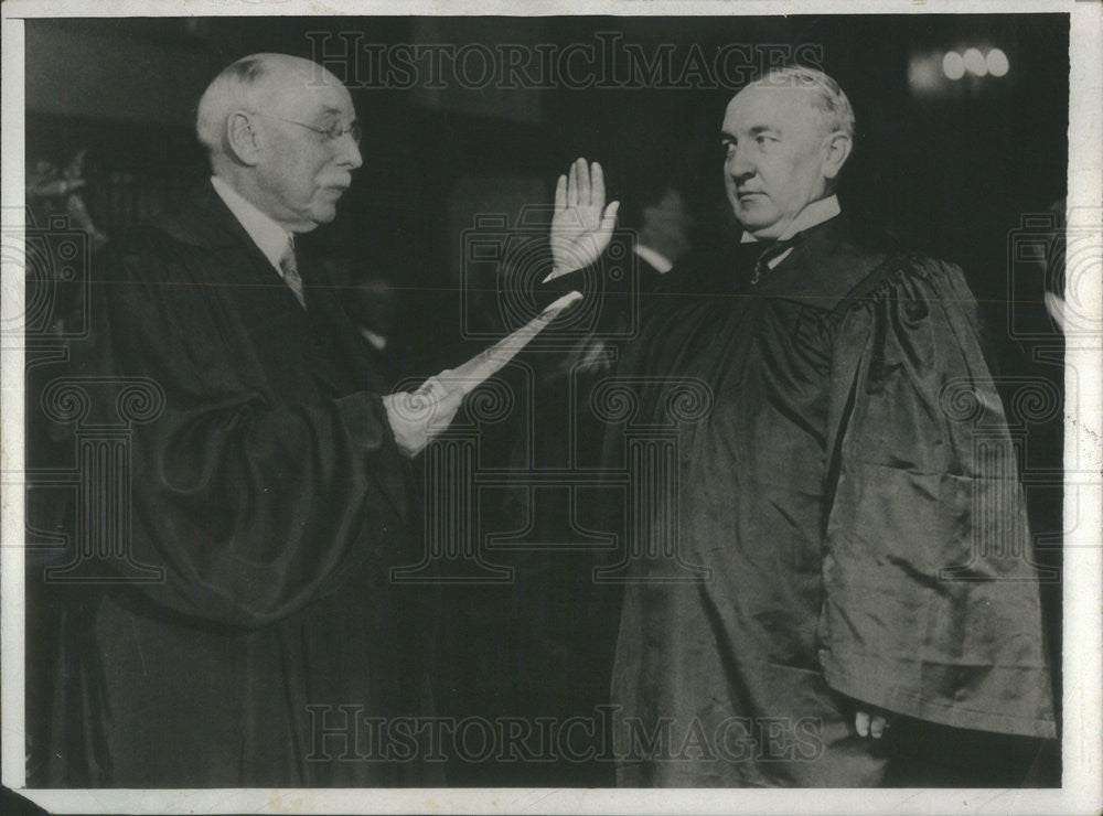 1930 Press Photo Associate Justice George Maxey & Chief Justice Robert Frazer - Historic Images