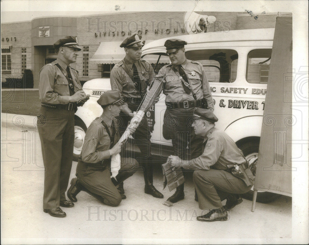 1942 Press Photo Frank Maurino Harry Berlin William Ward William Moffat - Historic Images