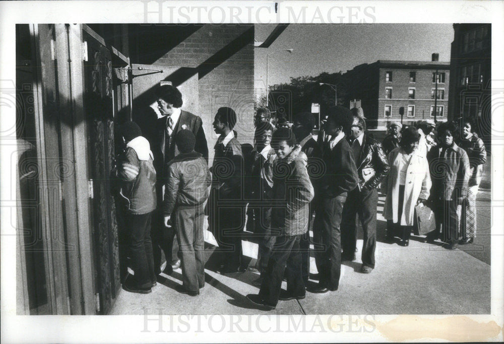 1978 Press Photo Jesse Jackson On Way To Pay Respects To Congressman Metcalfe - Historic Images