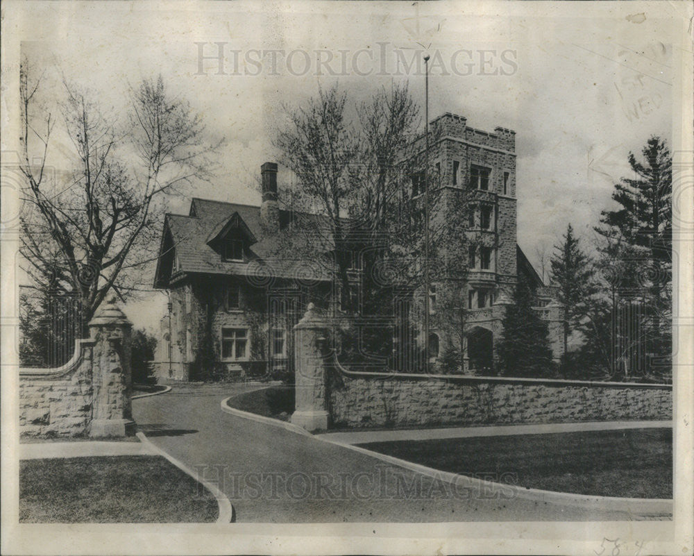 1937 Press Photo William Mayo Home - Historic Images