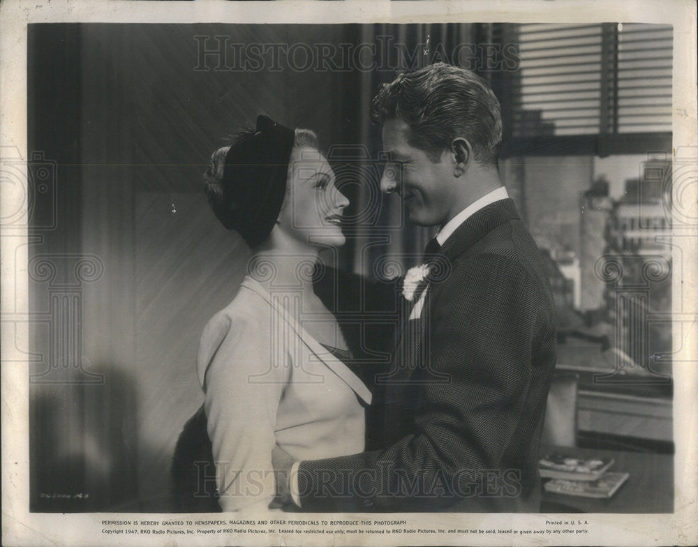 1947 Press Photo Virginia Mayo, Danny Kaye,&quot;The Sweet Life of Walter Mitty&quot; - Historic Images