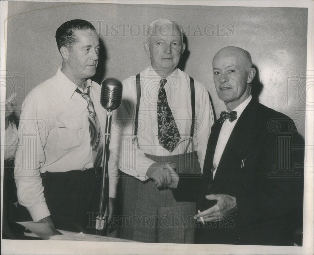 1950 Press Photo John McDonough Mayor Kennelly Matt McBride Banquet - Historic Images