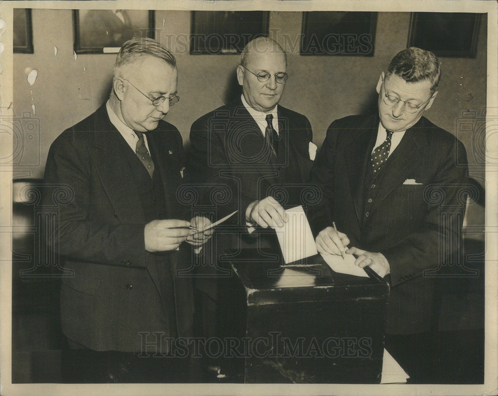 1938 Press Photo Oscar Mayer Chicago Commerce Association President - Historic Images