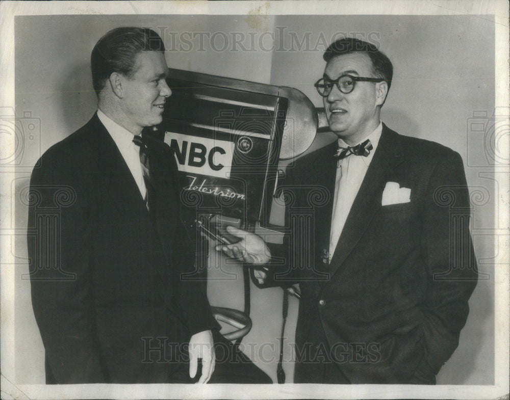 1952 Press Photo Jack Lescoulie NBC Radio TV Host Communicator &quot;Today&quot; Program - Historic Images