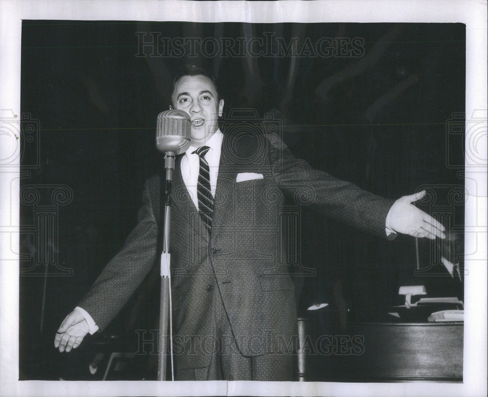 1955 Press Photo Picture of Frankie Lester. - Historic Images