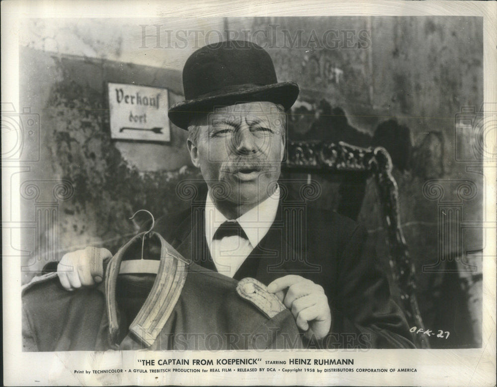 1959 Press Photo Heinz Ruhmann German Film Actor - Historic Images