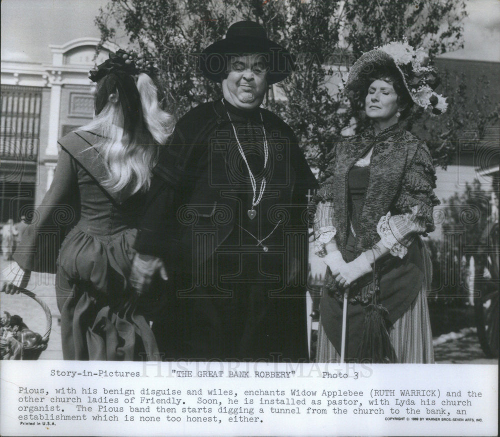 1969 Press Photo Samuel Joel Zero Mostel Stage Actor &quot;The Great Bank Robbery&quot; - Historic Images