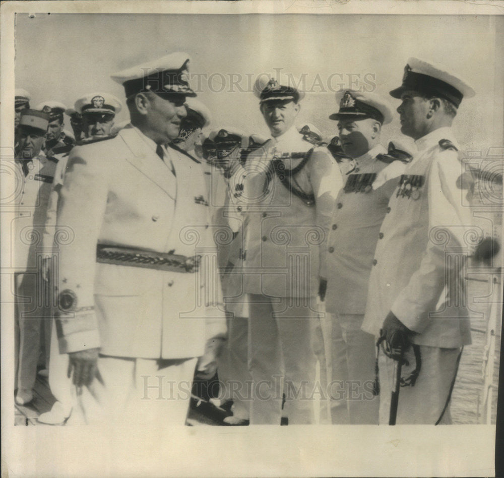 1952 Press Photo Marshal Tito Yugoslav State Chief - Historic Images