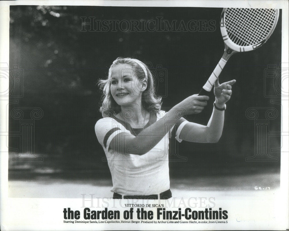 1973 Press Photo Dominique Sanda in &quot;The Garden of the  Finzi-Continis.&quot; - Historic Images