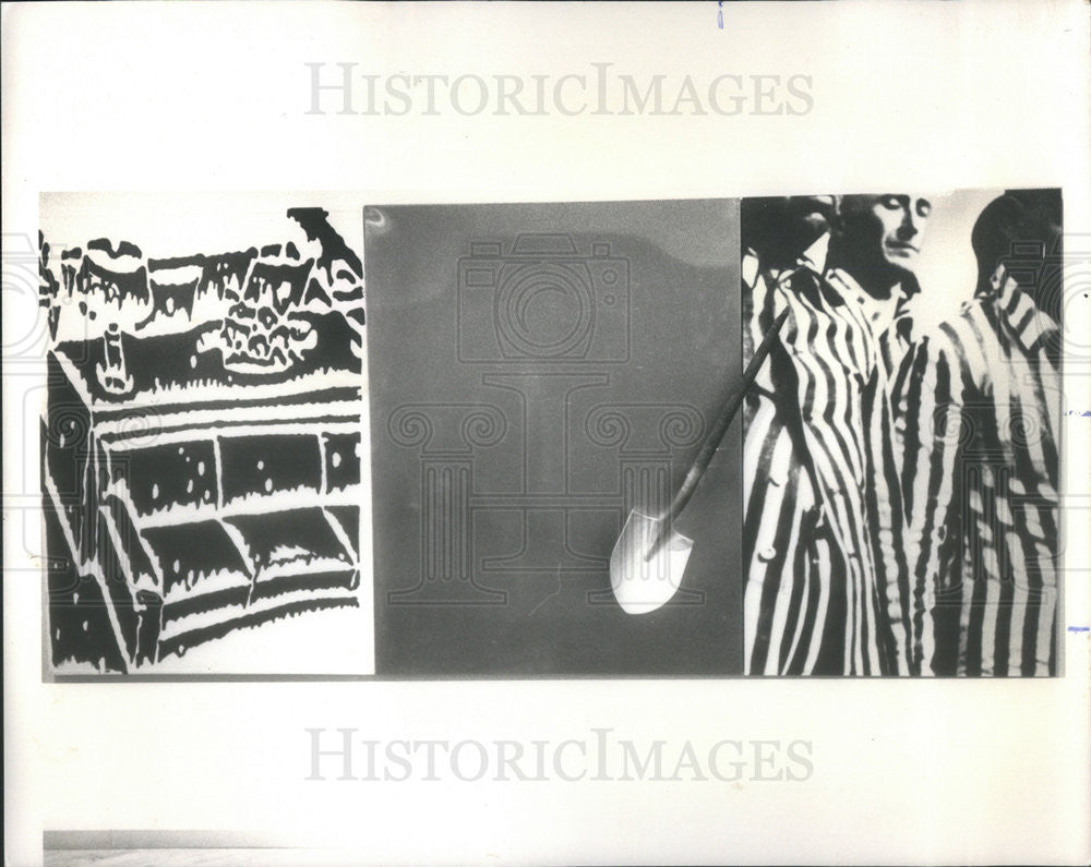 1984 Press Photo Detail From Kenneth Shorr&#39;s &quot;Forgiving or Forgetting&quot; Triptych - Historic Images