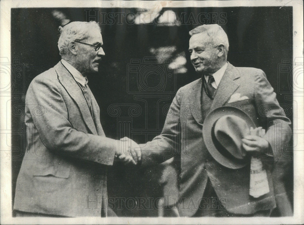 1934 Press Photo Angus L Macdonald Canadian Lawyer Law Professor Politician - Historic Images