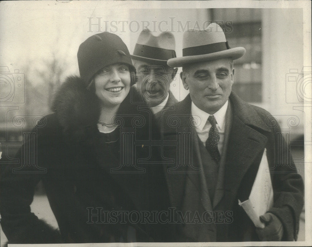 1925 Press Photo Zachary Lansdowne Wife Margaret Lawyer - Historic Images