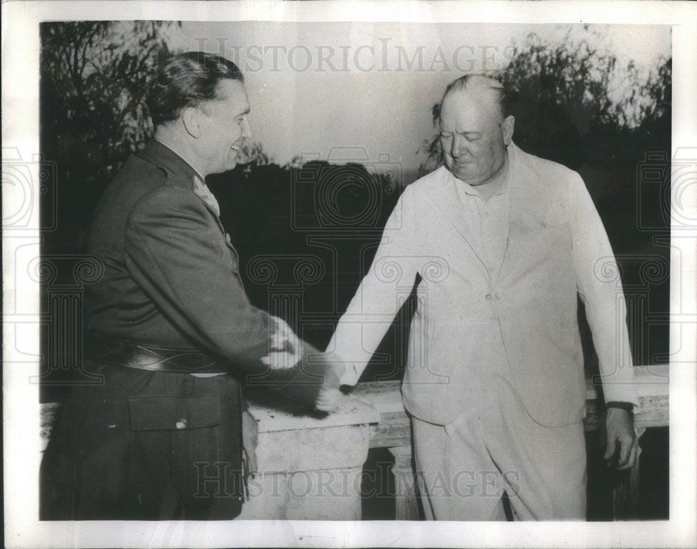 1944 Press Photo Marshall Tito Yugoslavian Partisan Leader - Historic Images