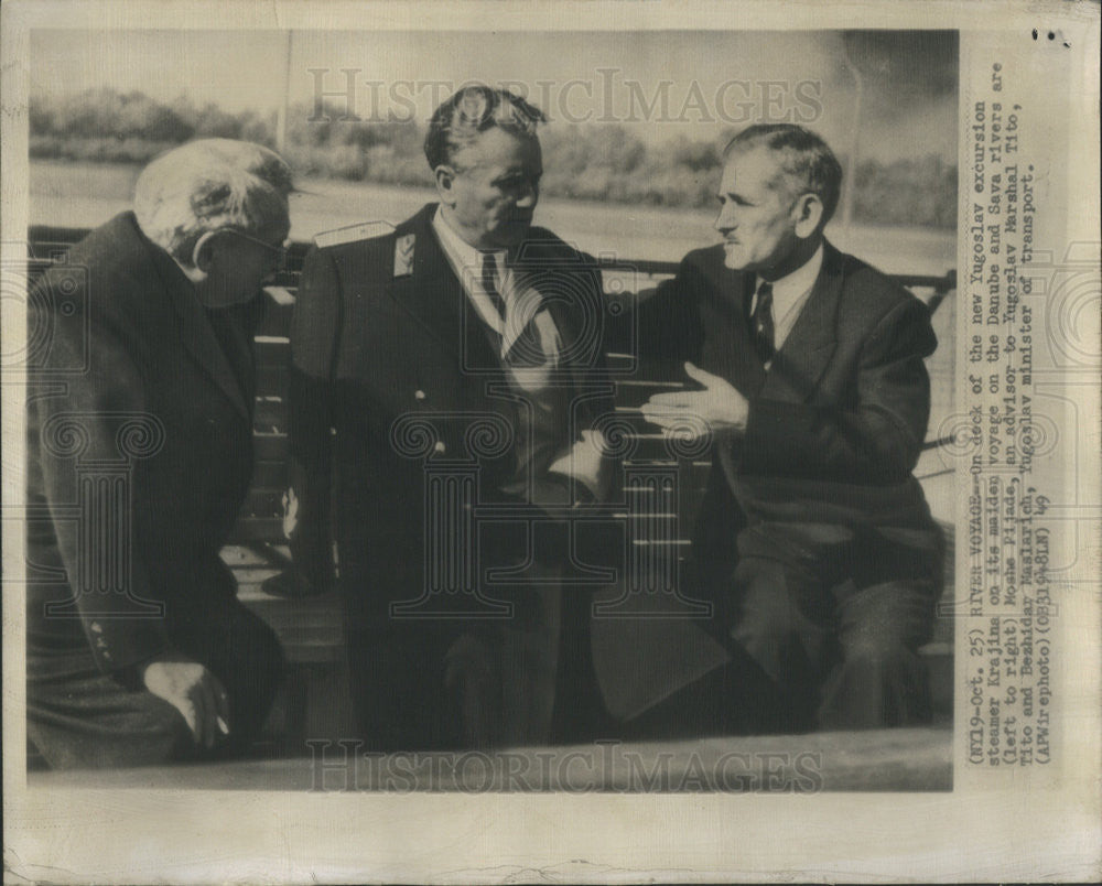 1949 Press Photo Marshal Tito Yugoslavia - Historic Images