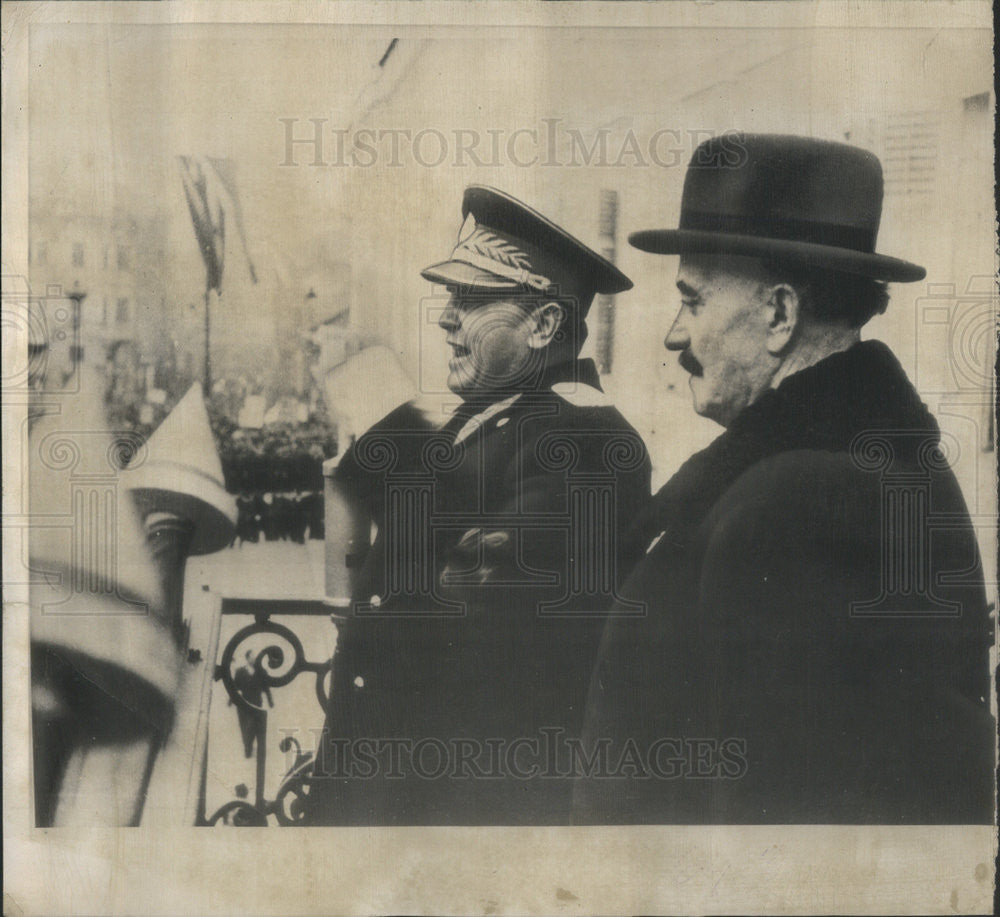 1947 Press Photo Marshal Tito/Yugoslavia/Bulgarian Premier Georgi Dimitrov - Historic Images