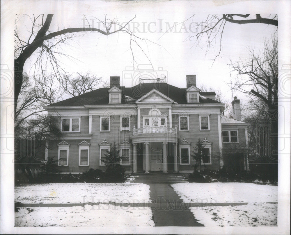 1956 Press Photo Henry Wadsworth Longfellow Home Replica - Historic Images