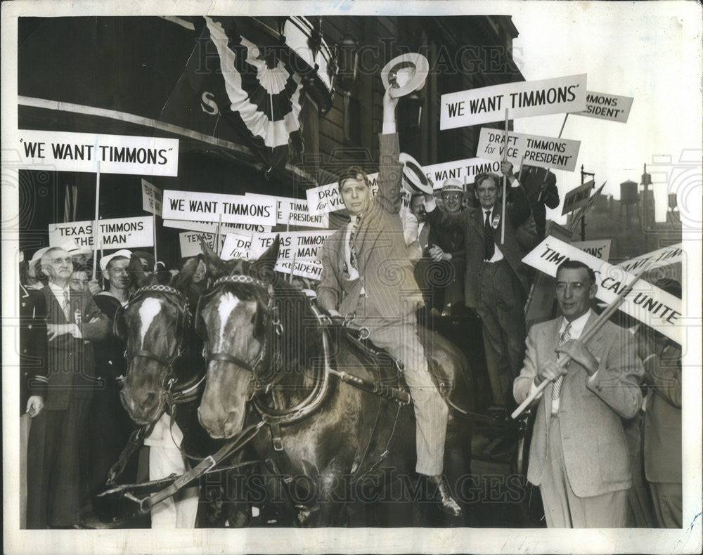 1944 Press Photo bascom timmons - Historic Images