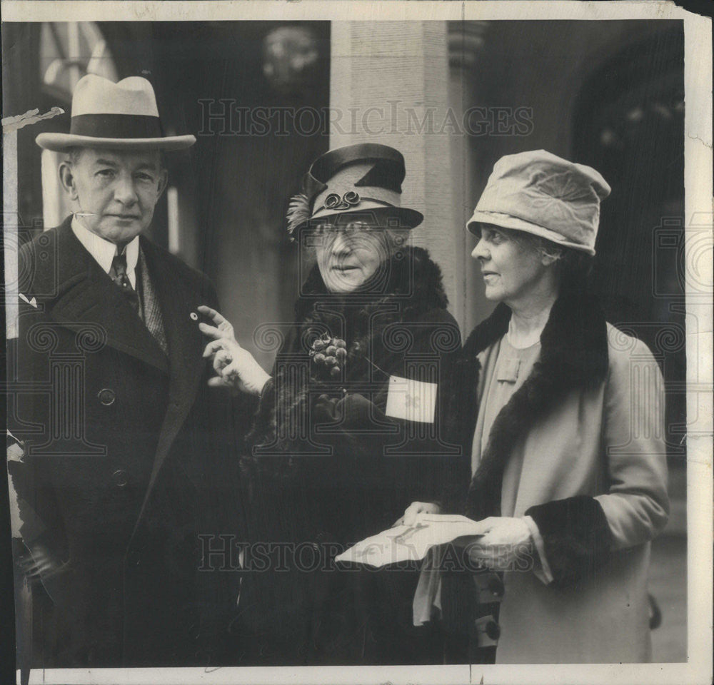 1935 Press Photo Mrs. Patten Charity Worker Red Cross Tuberculosis - Historic Images