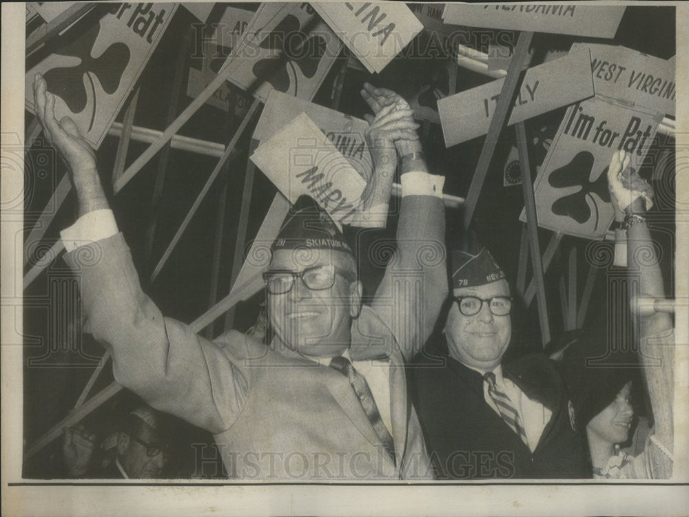 1969 Press Photo J Milton Patrick Elected American Legion National Commander - Historic Images