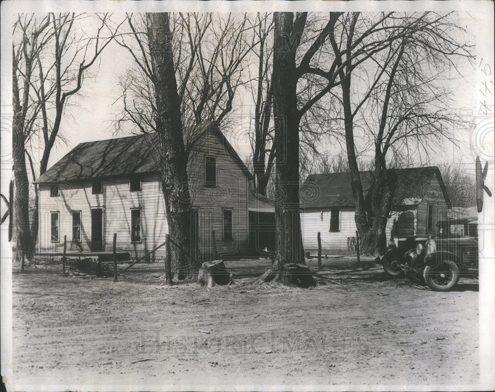 1932 Press Photo Home Where Dr. James Parker, Kidnap Victim, Was Held - Historic Images