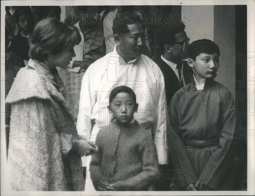 1965 Press Photo Palden Thondup Namgyal Sikkum Royalty - Historic Images