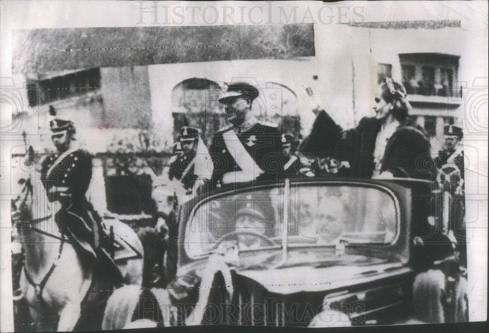 1952 Press Photo Peron First Argentine Chief Executive Second Term - Historic Images