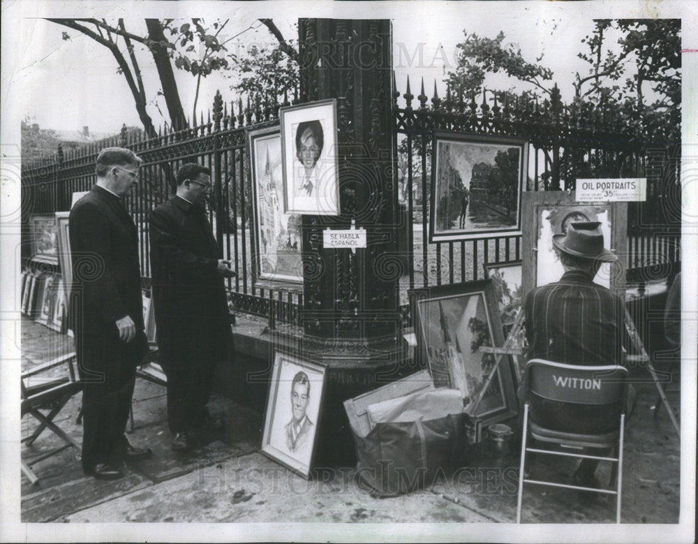 1966 Press Photo African American Bishop Harold Perry New Orleans Outdoor Art - Historic Images