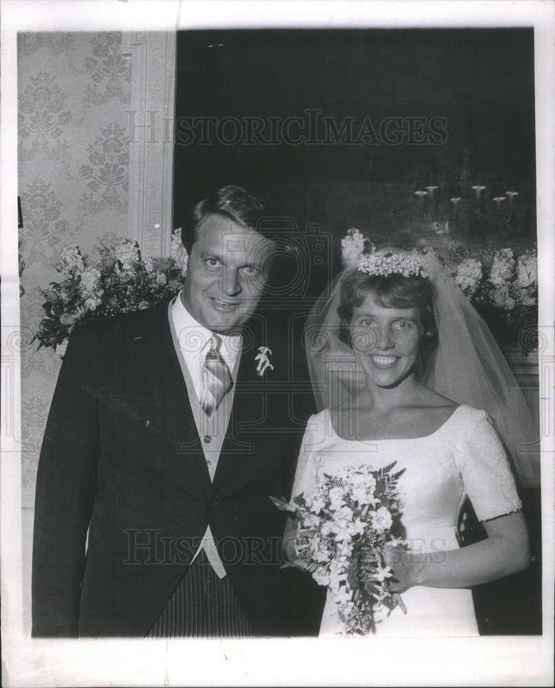 1967 Press Photo Robin Dale Lester Helen Sargent Wedding - Historic Images