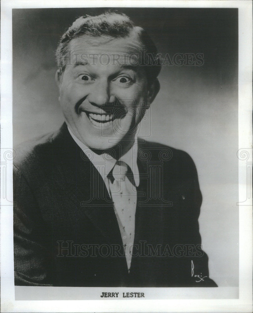 Undated Press Photo Jerry Lester Comedian - Historic Images