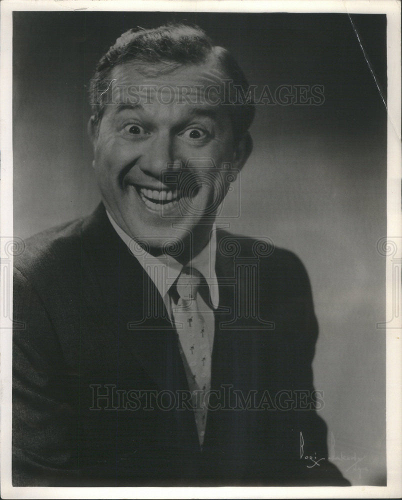 1961 Press Photo Jerry Lester Comedian - Historic Images