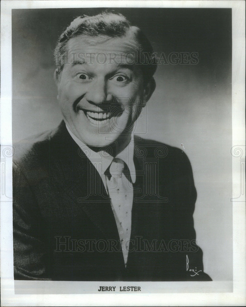 Undated Press Photo Comedian Jerry Lester, Blue Angel - Historic Images