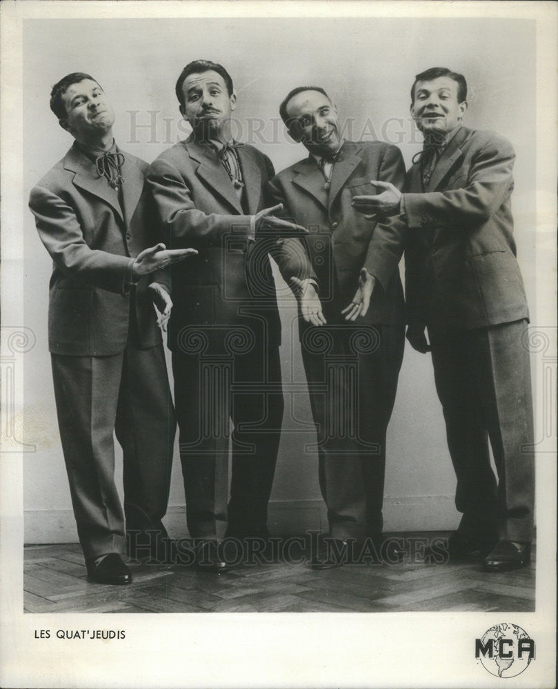 1960 Press Photo From France &quot;The Four Thursday&quot; - Historic Images