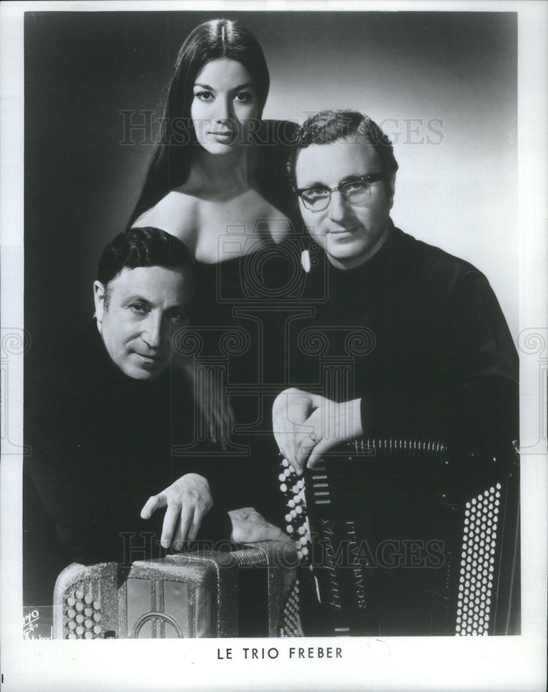 1968 Press Photo Le Trio Freber - Historic Images