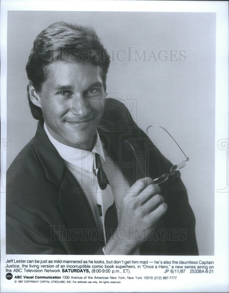 1987 Press Photo Jeff Lester American Film Television Actor - Historic ...