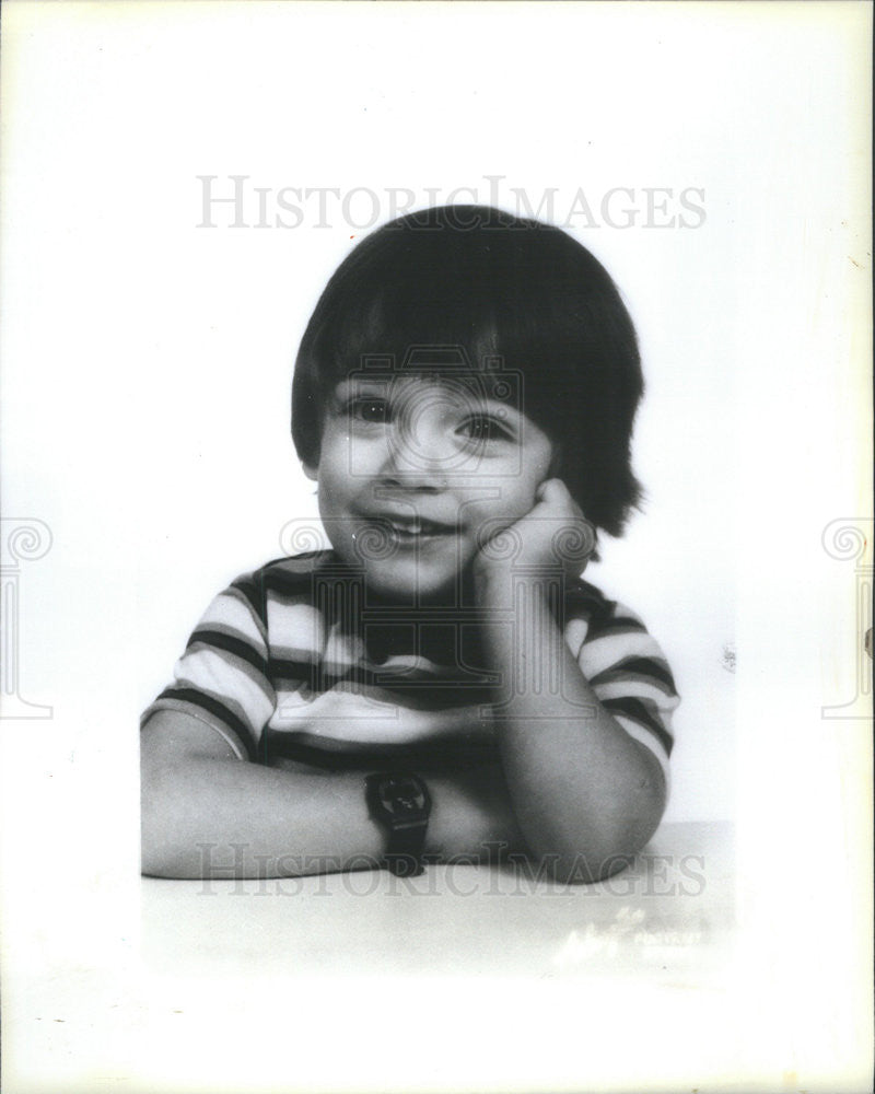 1985 Press Photo Anthony Ruffino, 3-year old drowning victim - Historic Images