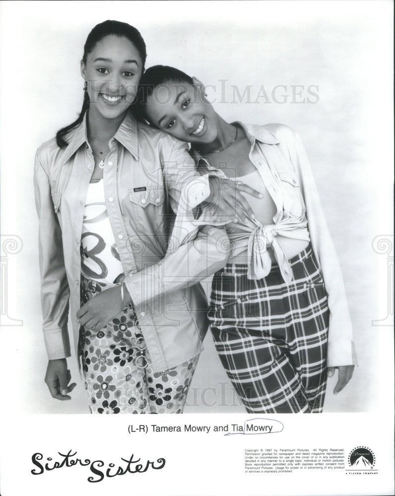 1997 Press Photo Tamera Tia Mowry Star Sister Sister - Historic Images