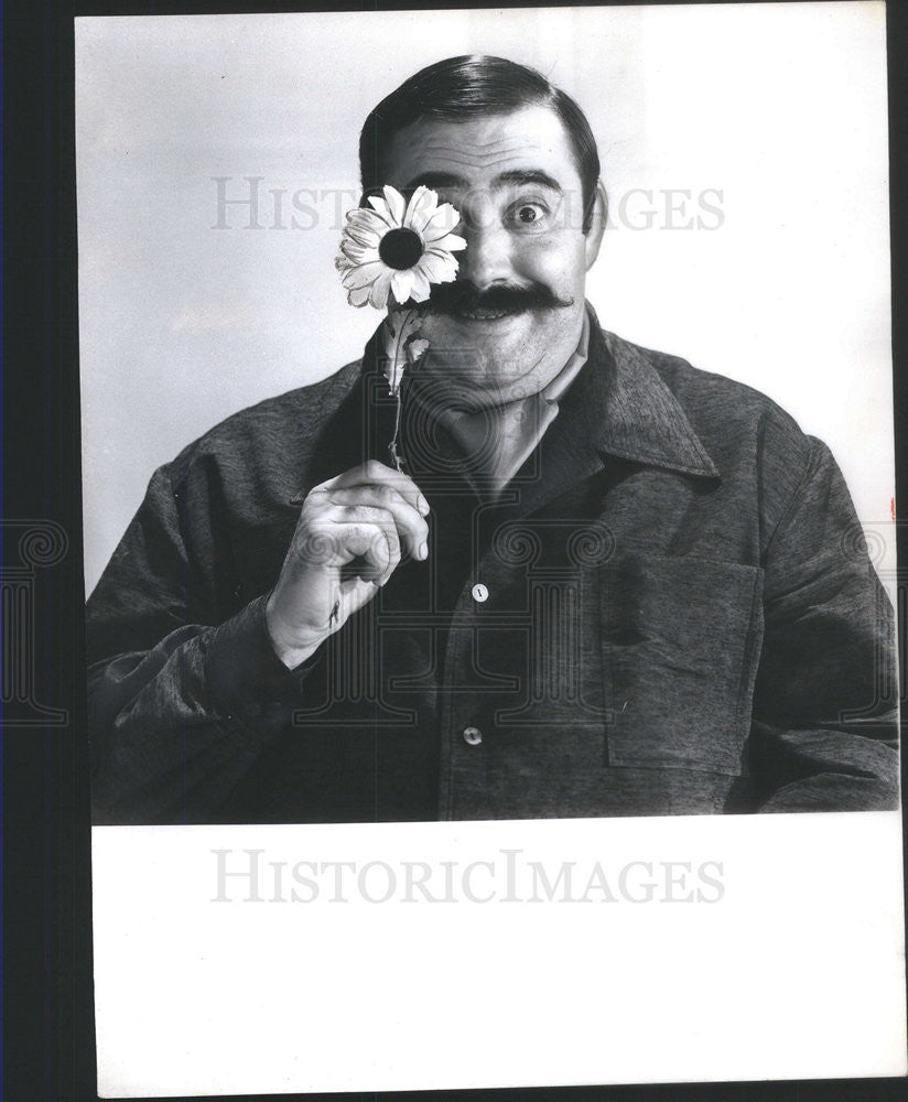 1966 Press Photo Moustache Francois Galepides - Historic Images