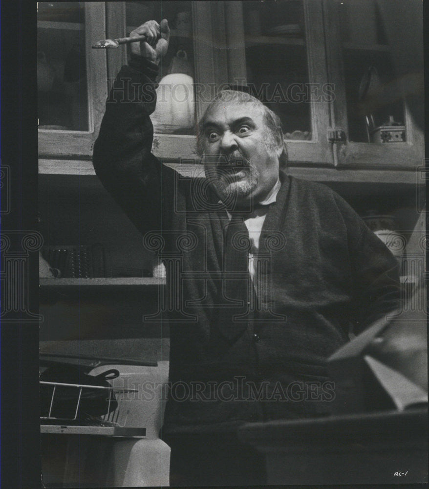 1970 Press Photo Comedy Zero Mostel Star Morris Mishkin The Angel Levine - Historic Images