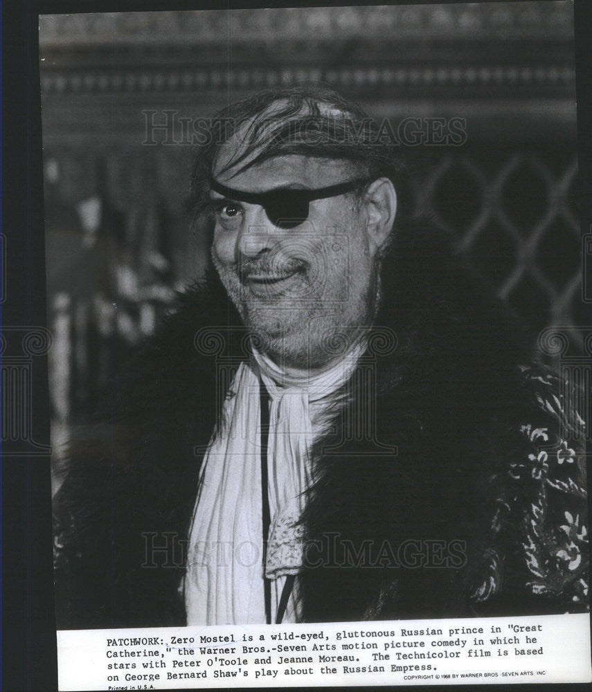 1969 Press Photo Zero Mostel Star Comedy Great Catherine Peter O&#39;Toole - Historic Images