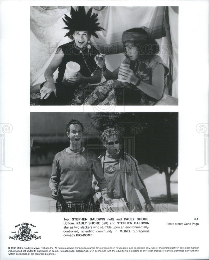 1996 Press Photo Stephen Baldwin Pauly Shore in &quot;Bio-Dome&quot; - Historic Images