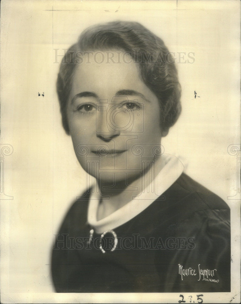 1934 Press Photo Mrs Benjamin Samuels Sinai Temple Sisterhood - Historic Images