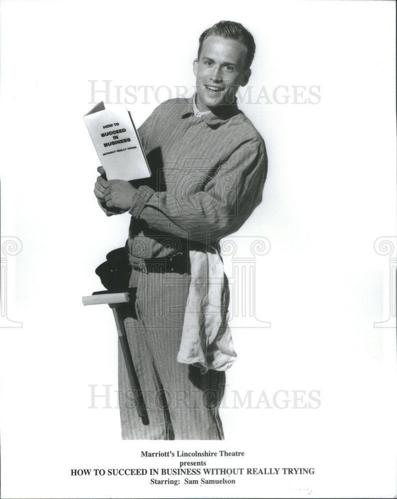 Undated Press Photo Actor Sam Samuelson How to Succeed in Business Without Really Trying - Historic Images